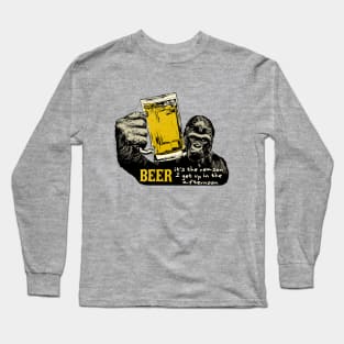 Beer, it's the reason I get up in the afternoon! Long Sleeve T-Shirt